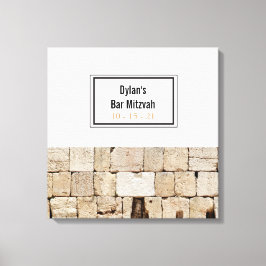 WALL Fladdermus Pub Mitzvah-skylten Canvastryck