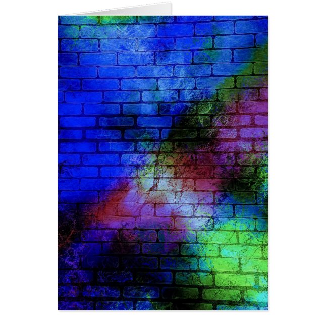 Wall Graffiti Hälsningskort (Framsidan)
