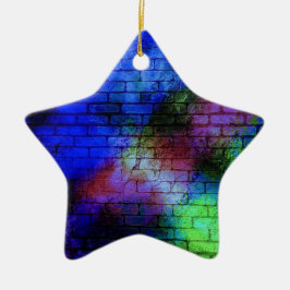 Wall Graffiti Julgransprydnad Keramik