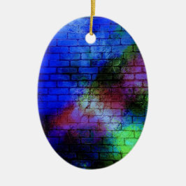 Wall Graffiti Julgransprydnad Keramik