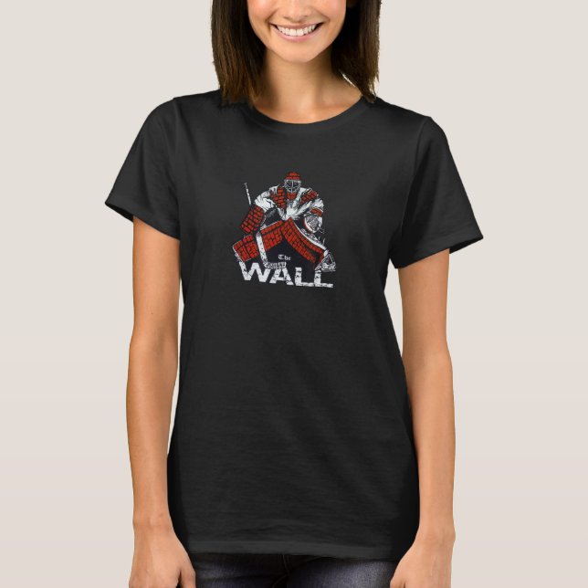 WALL Hockey Goalie T Shirt (Framsida)