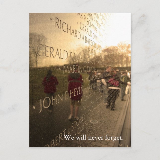 Wall - Memorial Day Helg Edition Vykort (Framsida)