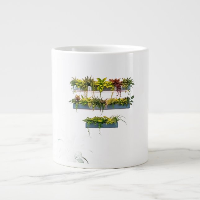 Wall-Mounted Air Purifying Planters Jumbo Mugg (Framsidan)