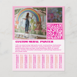 Wall Mural painter Flygblad