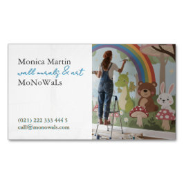 Wall Mural Painter  Magnetiska Visitkort