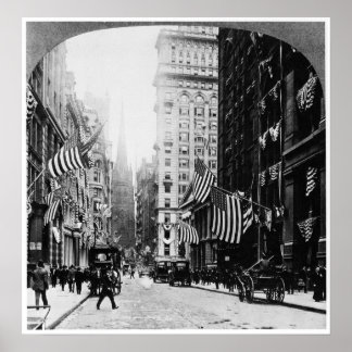 Wall street 1900 poster