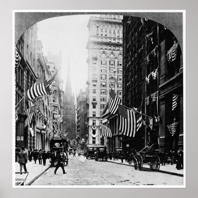 Wall street 1900 poster (Framsidan)