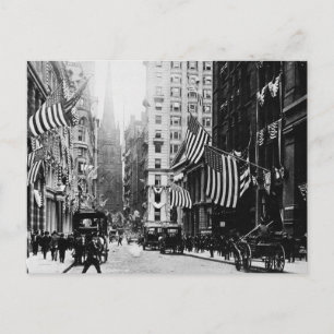 wall street 1900 vykort