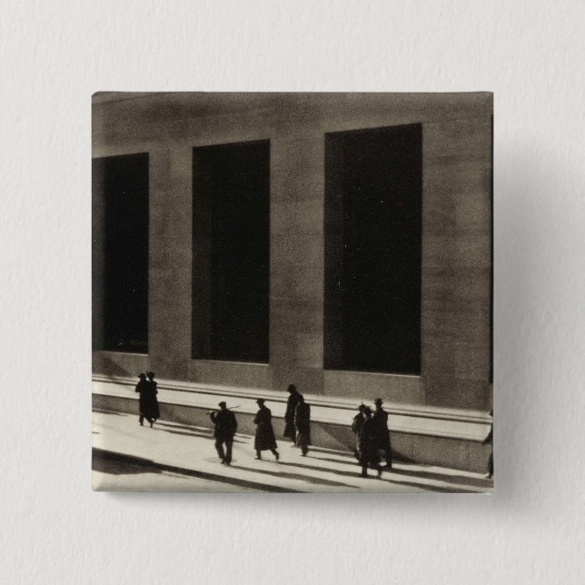 Wall street (av Paul Strand 1915) Knapp (Framsida)