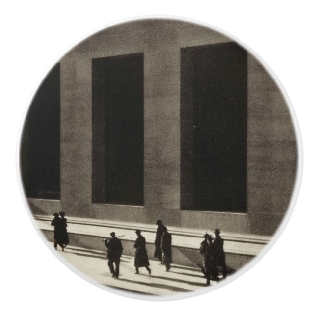 Wall street (av Paul Strand 1915) Knopp (Framsidan)
