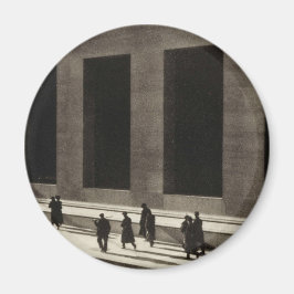 Wall street (av Paul Strand 1915) Magnet