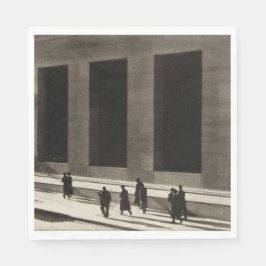 Wall street (av Paul Strand 1915) Pappersservett