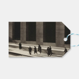 Wall street (av Paul Strand 1915) Presentetikett