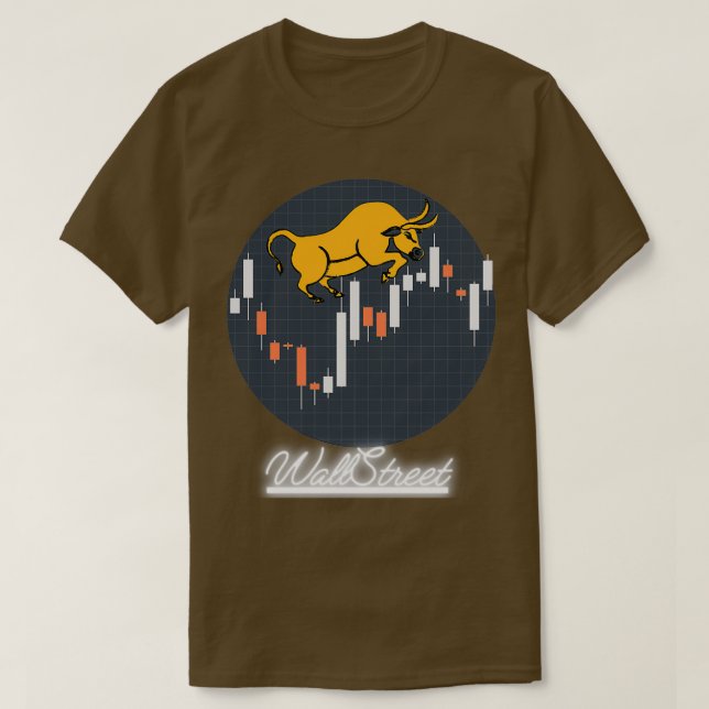 Wall street bets Bull T Shirt (Design framsida)