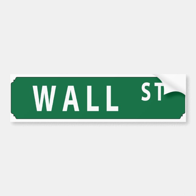 Wall street bildekal (Framsidan)