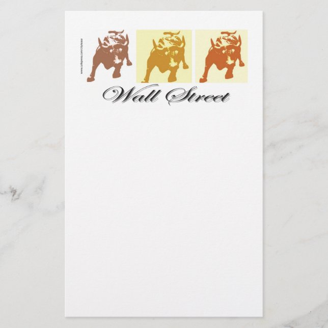 Wall street brevpapper (Framsida)