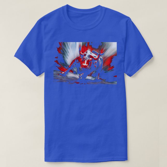 Wall street Bull 1 T Shirt (Design framsida)