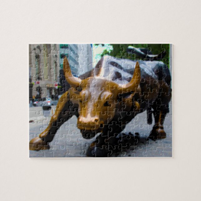 Wall street Bull New York. Pussel (Horisontell)