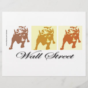 Wall street Bullmarknaden Reklamblad