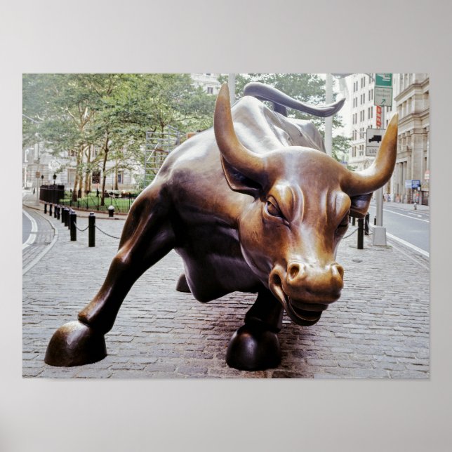 Wall Street Charging Bull Poster (Framsidan)