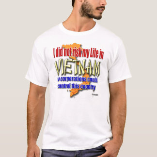 Wall street för Vietnam Vetprotest Tee Shirt
