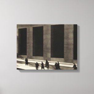 Wall street (från Paul Strand 1915) Canvastryck