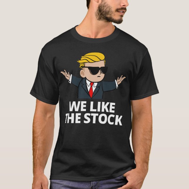 Wall street gillar vi stenarna i Lagrar Bets Tendi T Shirt (Framsida)