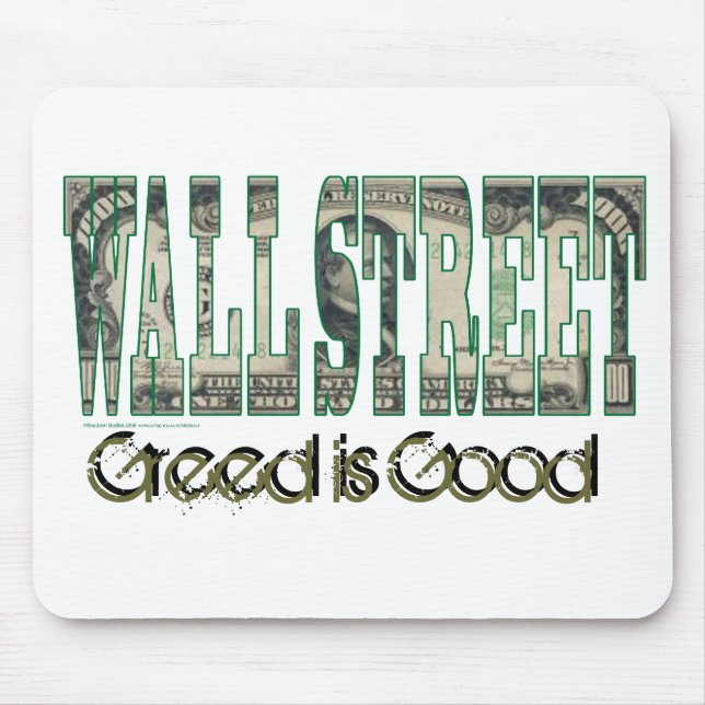 Wall street/Greed är Bra Musmatta (Framsidan)