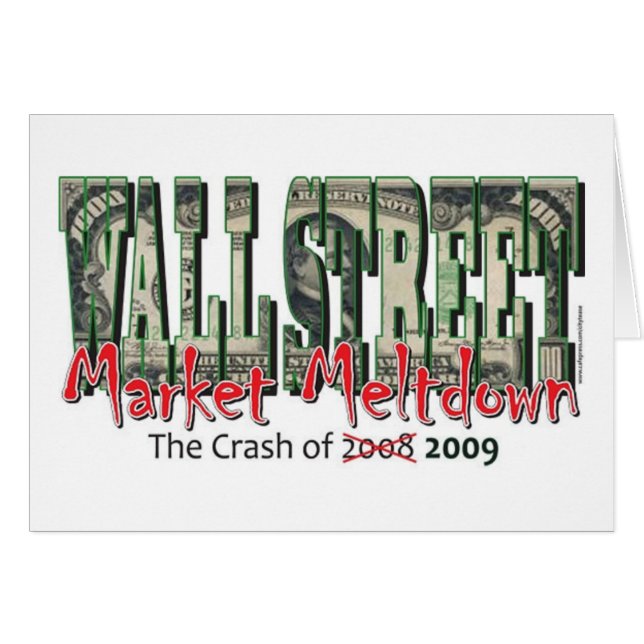 Wall street hälsningskort (Framsidan Horizontal)