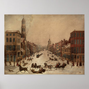 Wall street i Winter Poster