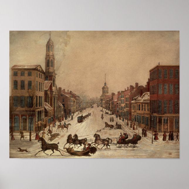 Wall street i Winter Poster (Framsidan)