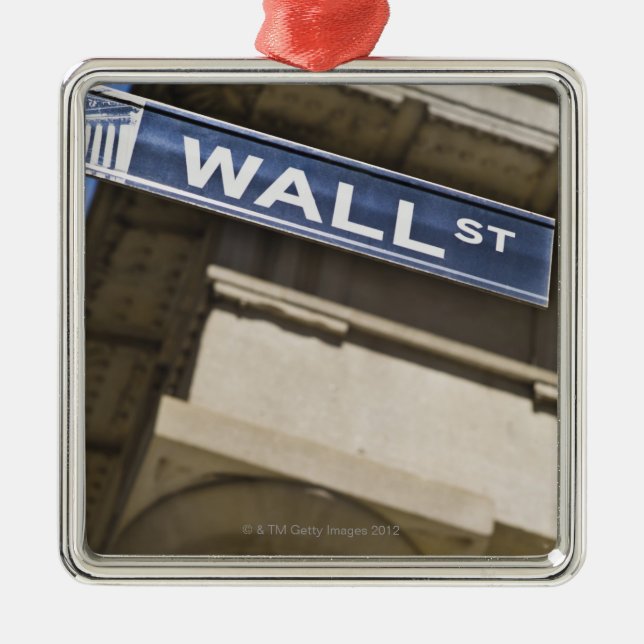Wall street julgransprydnad metall (Framsidan)