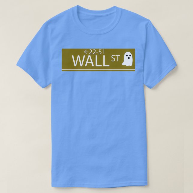 Wall street med baby Ghost T Shirt (Design framsida)