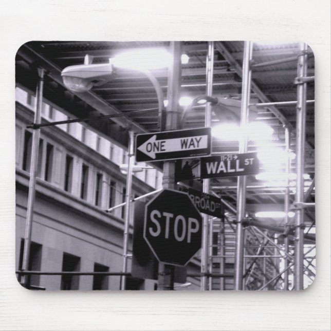 Wall street Mousepad Musmatta (Framsidan)