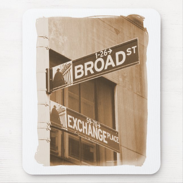Wall street Mousepad Musmatta (Framsidan)
