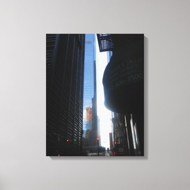 Wall street, New York City Canvastryck (Framsida)