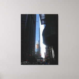 Wall street, New York City Canvastryck