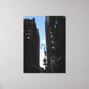 Wall street, New York City Canvastryck