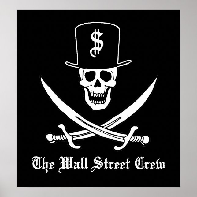 Wall street Pirater Poster (Framsidan)