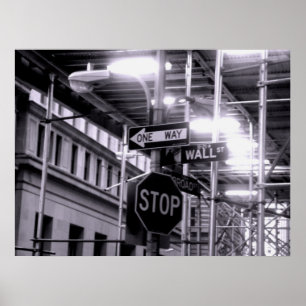 Wall street poster