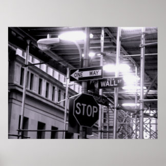 Wall street poster