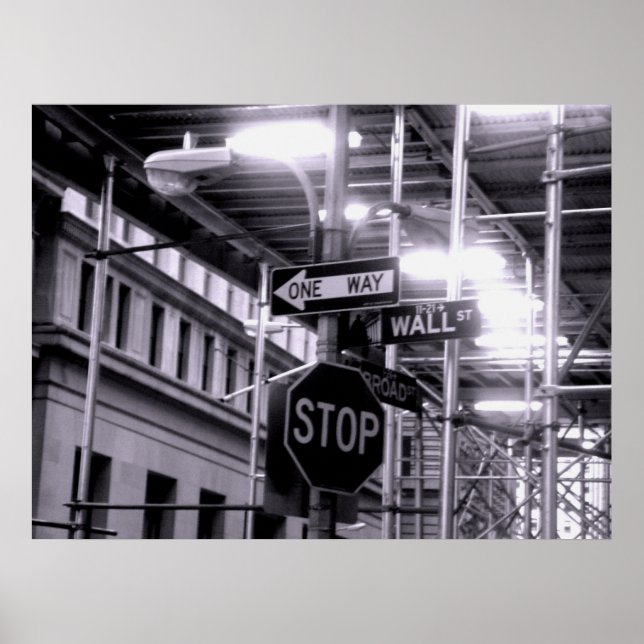 Wall street poster (Framsidan)