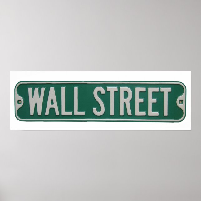 Wall street poster (Framsidan)