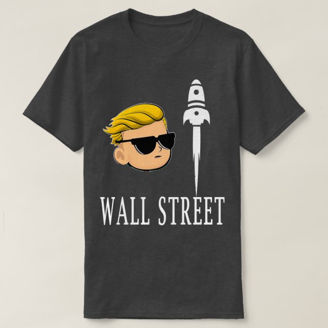 Wall street Rocket 1 T Shirt (Design framsida)