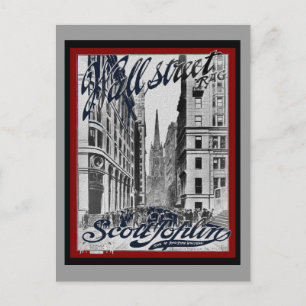 Wall street Scott Joplin Vykort