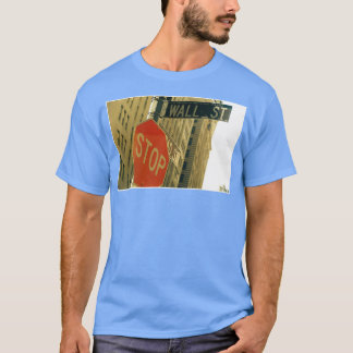 Wall street Sign New York City Circa 2000 T Shirt