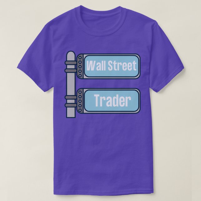 Wall street Trader T Shirt (Design framsida)