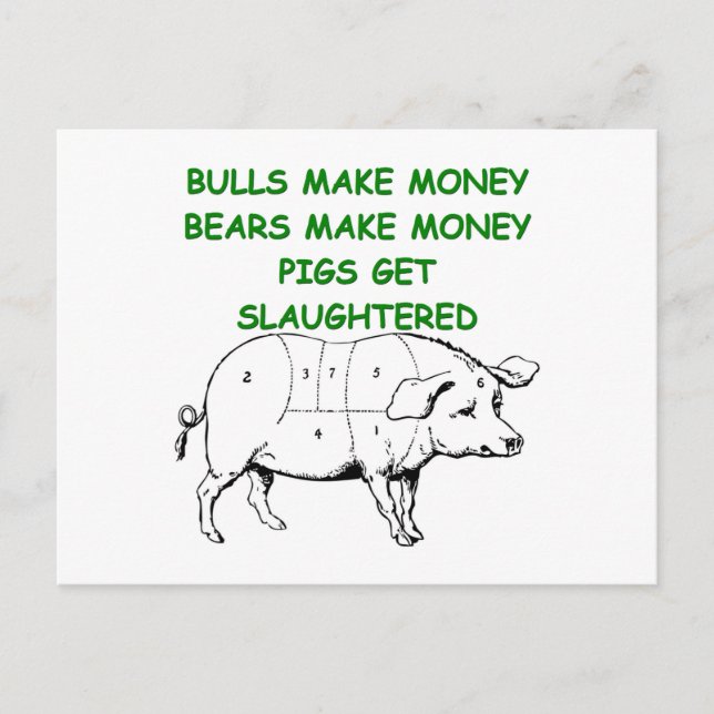 wall street vykort (Framsida)