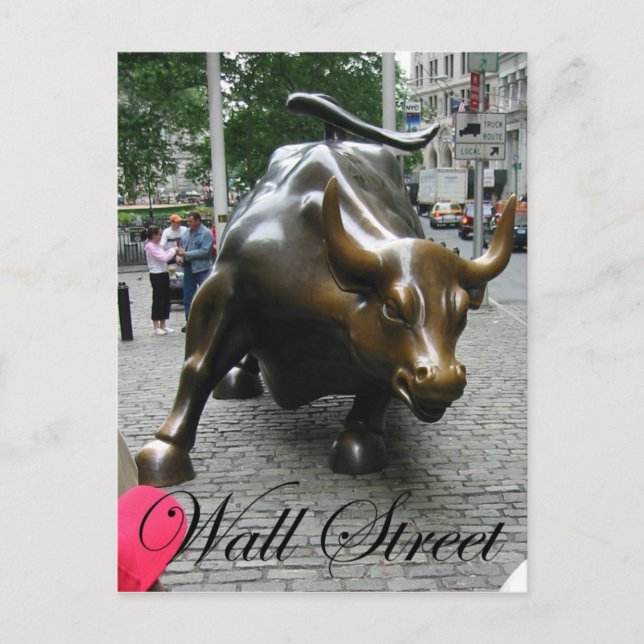 Wall street vykort (Framsida)