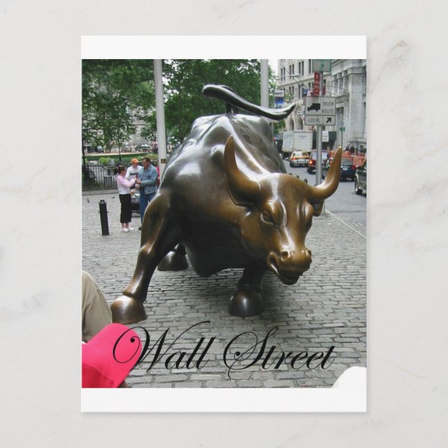 wall street vykort (Framsida)
